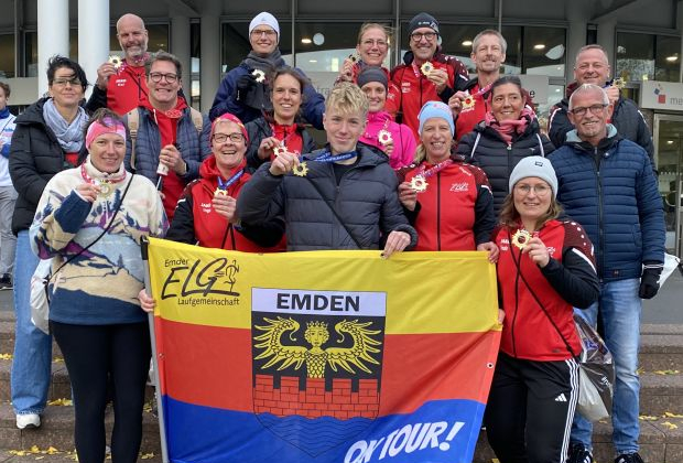 Emder Laufgemeinschaft beim Frankfurt Marathon
