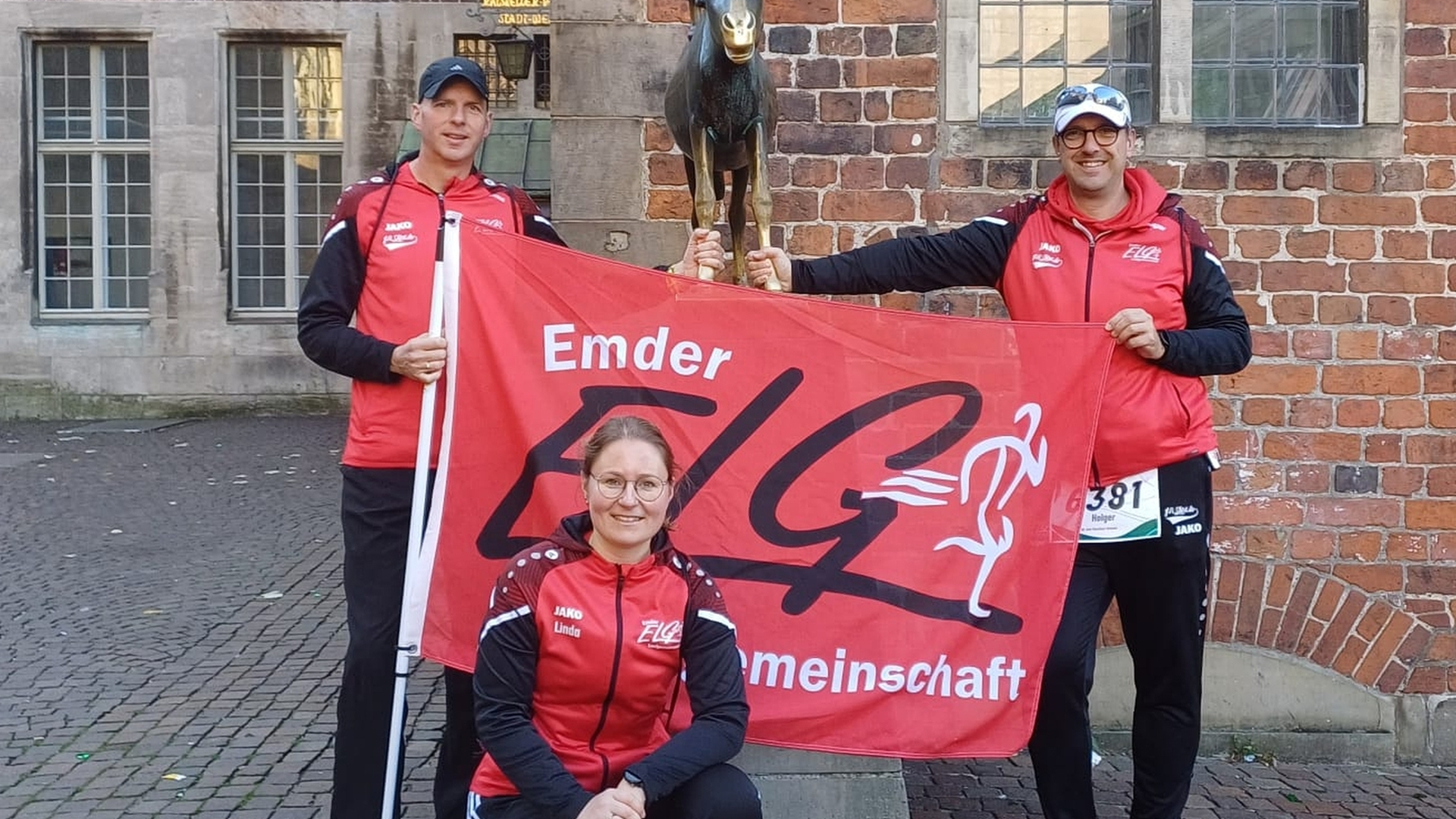 Beim Bremer Halbmarathon 