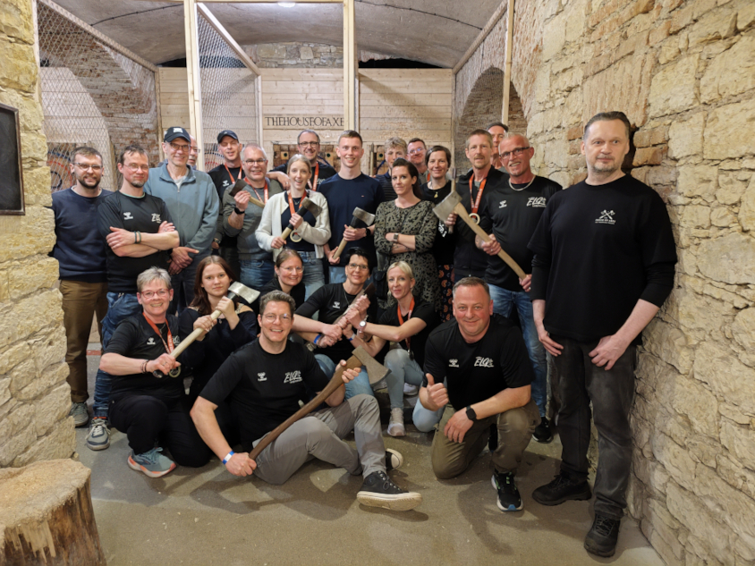 Teamevent Axtwerfen